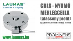 CBLS - nyomó mérlegcella - alacsony profil