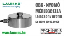 CBX - nyomó mérlegcella - alacsony profil