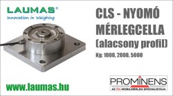 CLS - nyomó mérlegcella - alacsony profil